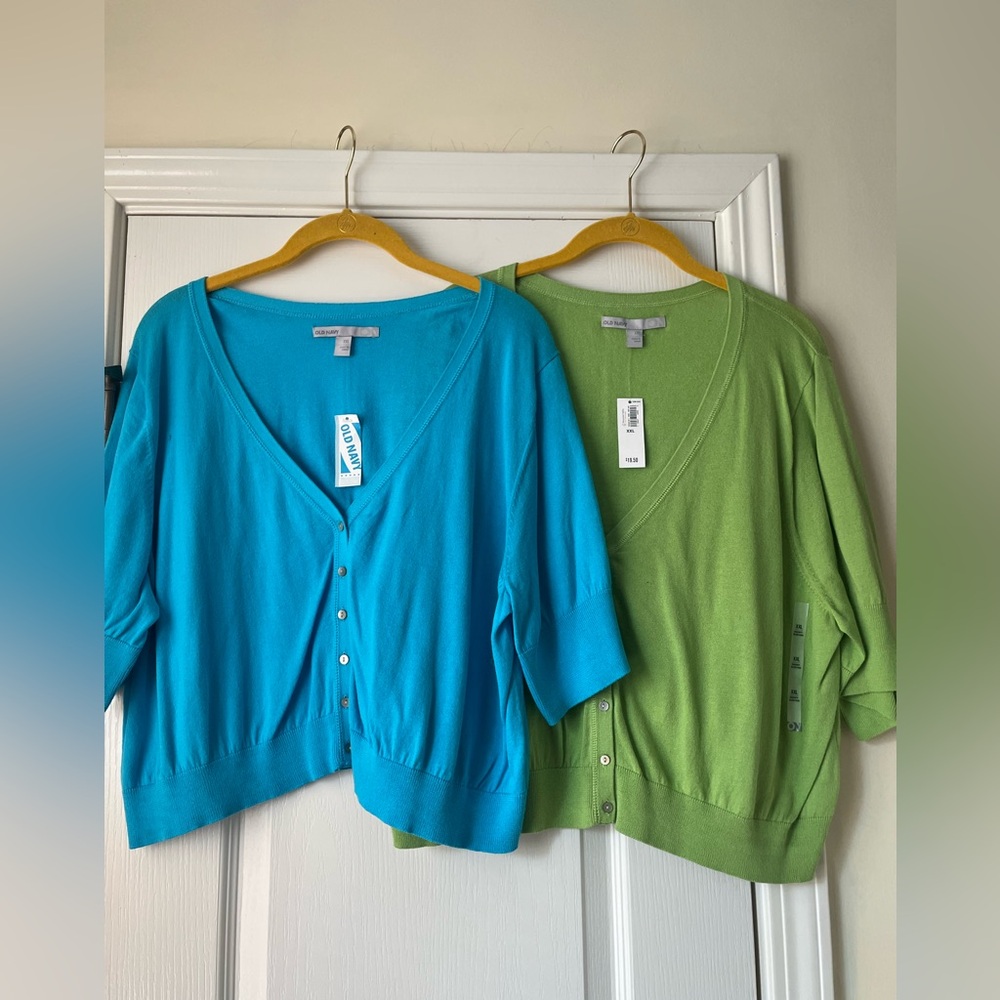 Old Navy Women's Sweaters in Blue and Green
